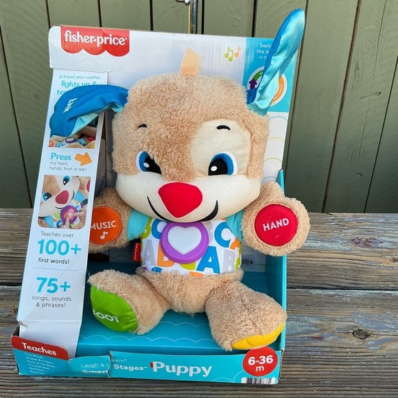 Fisher-Price Other - Fisher Price Laugh & Learn Smart Stages Puppy Plush 100 Words/ 75+ Songs NEW